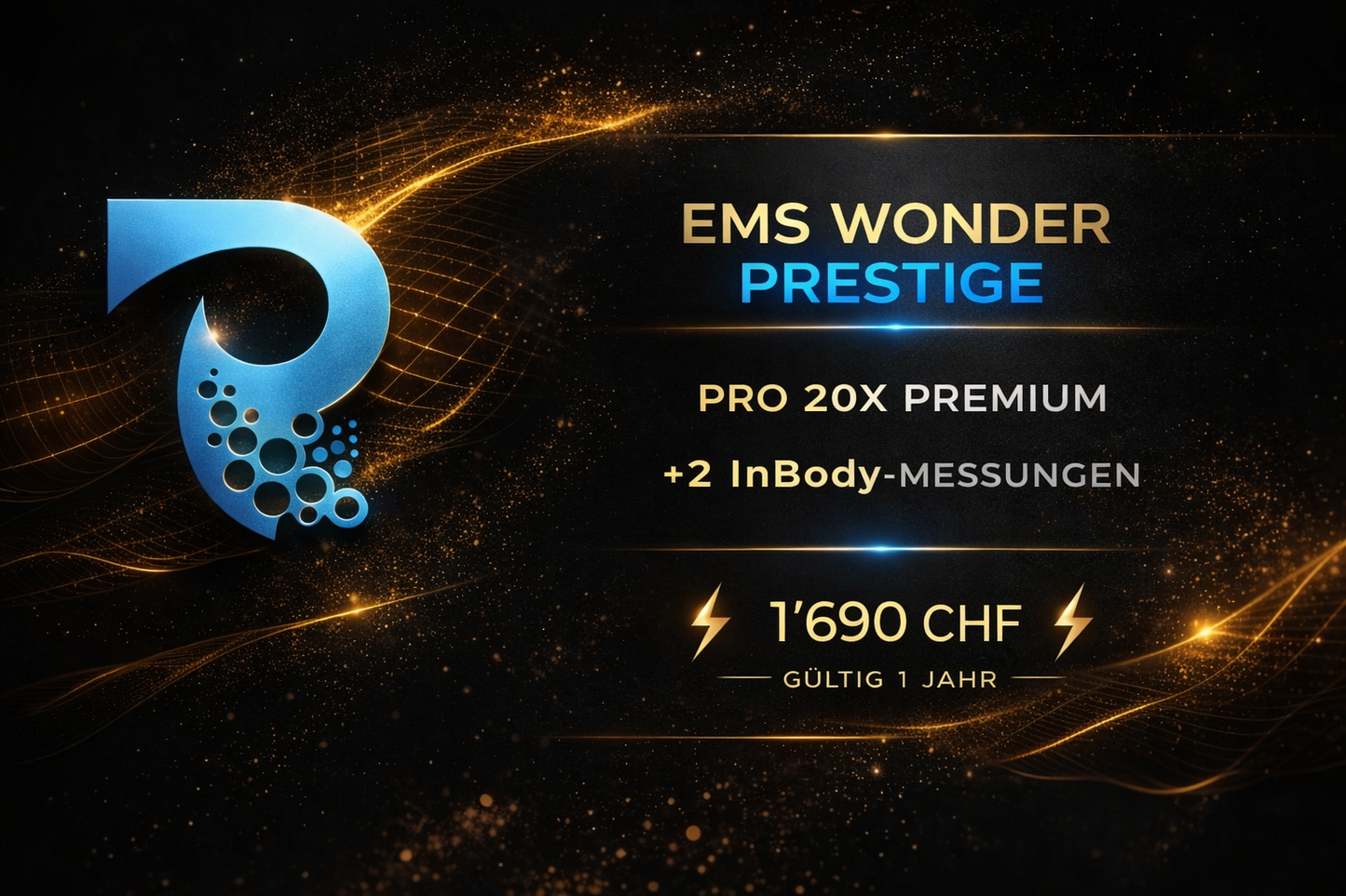 Pro 20X Premium
WONDER EMS Premium 20er Abo - Maximale Muskelstimulation Zürich Altstetten
